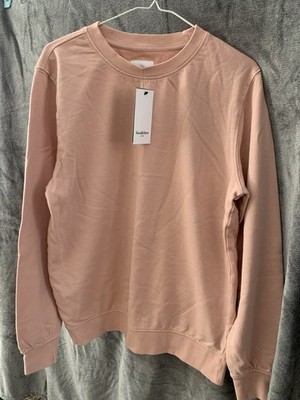 Goodfellow & Co Men's Pink Cotton Jersey Crew Neck Long Sleeve Sweatshirt XL