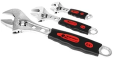 Performance Tools 3 Piece Adjustable Wrench Set Motorcycle ATV/UTV Street W30703