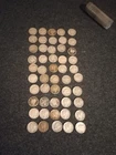 1917-45 MERCURY DIME ROLL 50 U.S. COINS 90% SILVER 10¢ UNITED STATES OF AMERICA