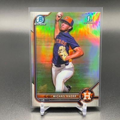 Michael Knorr 2022 Bowman Draft Chrome 1st Refractor TTC5849