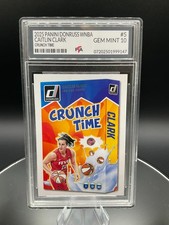 2025 Panini Donruss WNBA Caitlin Clark "CRUNCH TIME" Insert ~GEM MINT PTA 10🔥