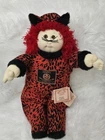 Rare Vintage 1989 Soft Sculpture Cabbage Patch, Red hair, cat costume, Eileen.