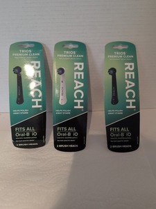 Oral-B iO Premium Clean Replacement Toothbrush Head 3 New Packs - 2 Brushes Each