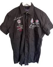 Cipo & Baxx Herren Kurzarm Hemd XL Schwarz ge...