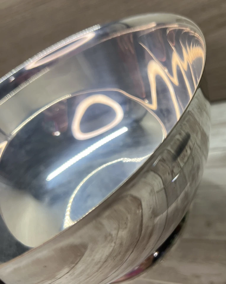 Tigela Sheridan Silverplate Vintage 8" x 4" - F.P.S com Coroa S e Logotipos Sheild - Imagem 4 de 4