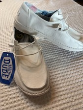 Hey Dude Wendy Silk Moon - White Women's Size 9 Slip-on Comfort 50052-1K6 NWT