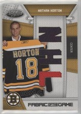 2010 Certified Fabric of the Game Die-Cut NHL Materials 2/25 Nathan Horton 01qm