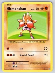 Hitmonchan 62/108 XY Evolutions Deck Exclusives Rare
