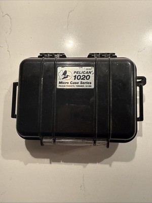 Pelican 1020 Micro Case Series Black Padded Mini