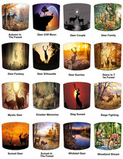 Deer Stag Hunting Lampshades Table Lamp shades Ceiling Lights & Pendant shades.