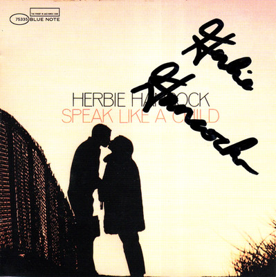 HERBIE HANCOCK 'SPEAK LIKE A CHILD' CD ALBUM 2005 - REMASTERED - AUTOGRAPHED