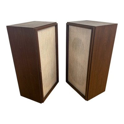 Vintage Pair Of KLH Model Twenty 20 Loudspeaker System Speakers Tested & Works