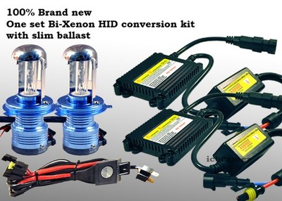 H4 9003-HB2 Bi-Xenon Conversion HID kit Golden Yellow Bulbs Fit High Low Bm S86