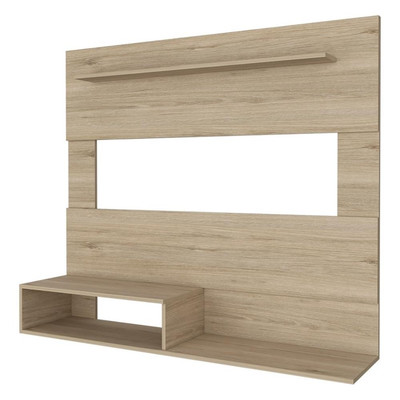 Pemberly Row Entertainment Center Light Pine (beige) Engineered Wood
