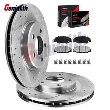 Front Brake Rotors Ceramic Pads for Chevy Equinox 2002-2007 Saturn Vue V6