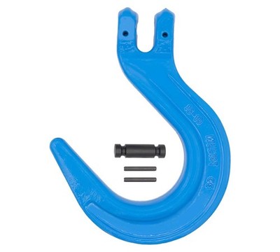 5/8'' Grade 100 Clevis Foundry Hook - WLL 22,600 LBS Blue Clevis Hook for Towing