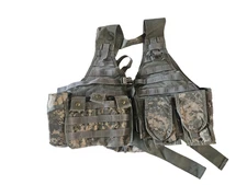 US Army MOLLE II ACU Fighting Load Carrier Vest w/ Tons of Extras! 8 pieces!