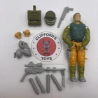 Vintage G.I. Joe Capt. Grid-Iron (V1) 1990 Action Figure 100% Complete Hasbro