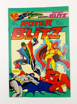 Rarität - Ehapa Superman präsentiert: Roter Blitz Nr 10 /1983 (letzte Nr.!) Z1-2 - Bild 1 von 4