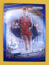 2025 Panini WNBA Prizm Shakira Austin #81 Blue Velocity Prizms Mystics