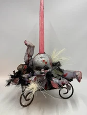OOAK custom Dead Baby Candle Holder Halloween Table Centerpiece