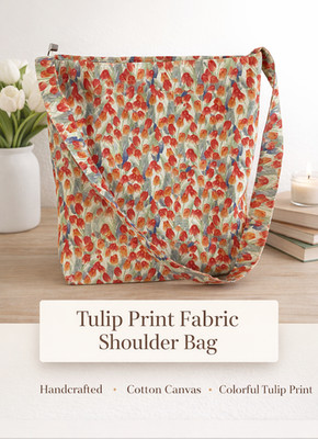 Beaguful Women s Retro Canvas Hobo Bag   Orange Tulip Crossbody