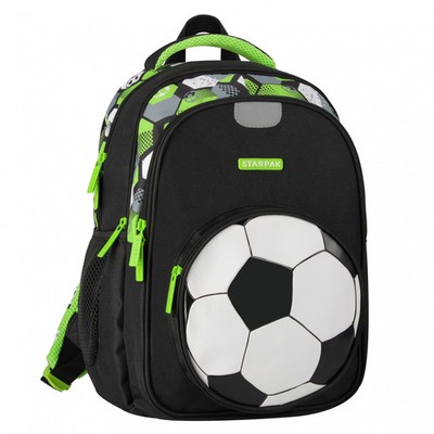5905523681406 Plecak Szkolny Football Zielony Piłka Starpak 550863 Starpak