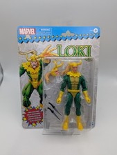 Sealed  2021 Hasbro Marvel Legends Retro Card Classic Loki 6  Figure New Sealed