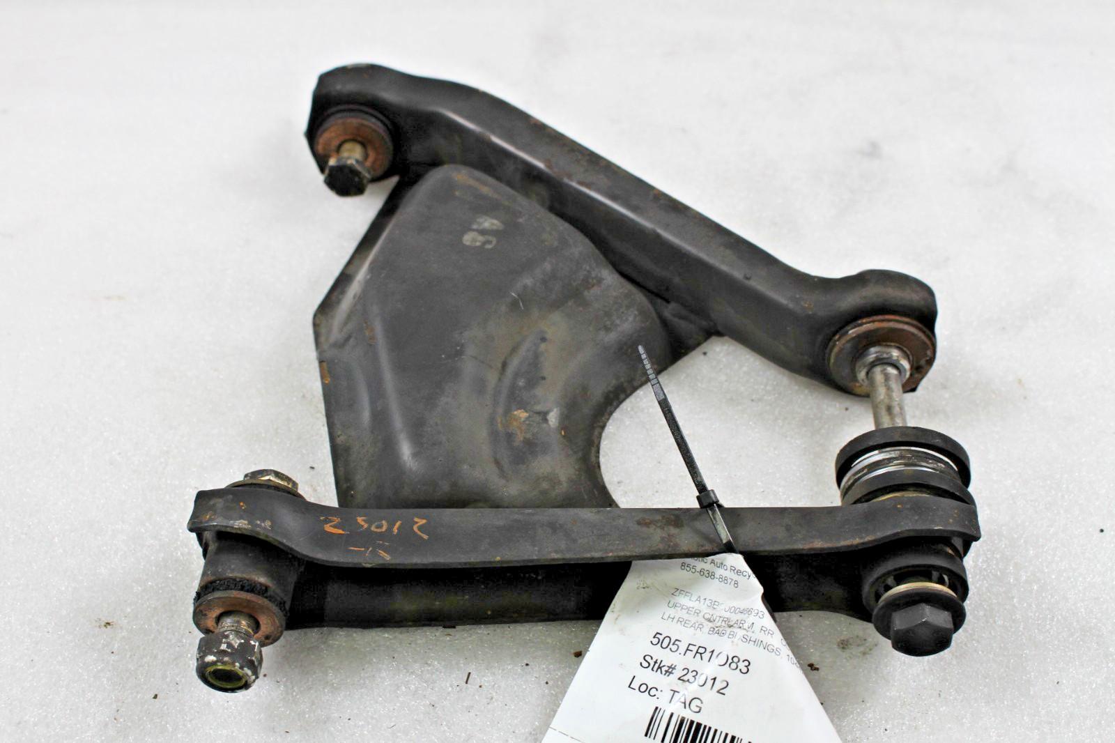Ferrari 308, LH, Left, Rear Upper Control Arm, Bad Bushings, Used, P/N 104422