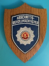 DDR Abschnittsbevollm&auml;chtigter Patch Abzeichen Deutschland vintage