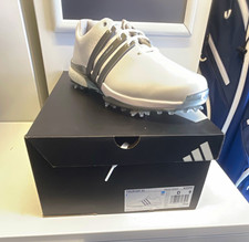 adidas Tour360 24 Men’s Spiked Golf Shoes White/Grey UK 9 KI5997