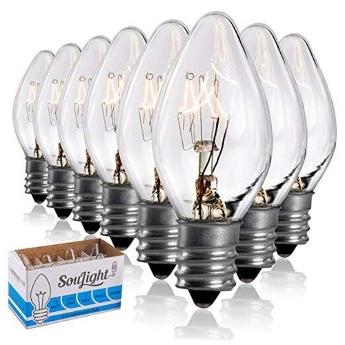 Salt Rock Lamp Bulb 15 Watt Replacement Bulbs for Himalayan 8 Count (Pack of 1)
