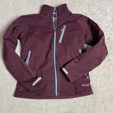 Sherpa Adventure Mens Full Zip Jacket Small Burgundy