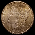 1892 P Morgan Silver Dollar $1 ALMOST UNC FREE SHIPPING - NO RESERVE