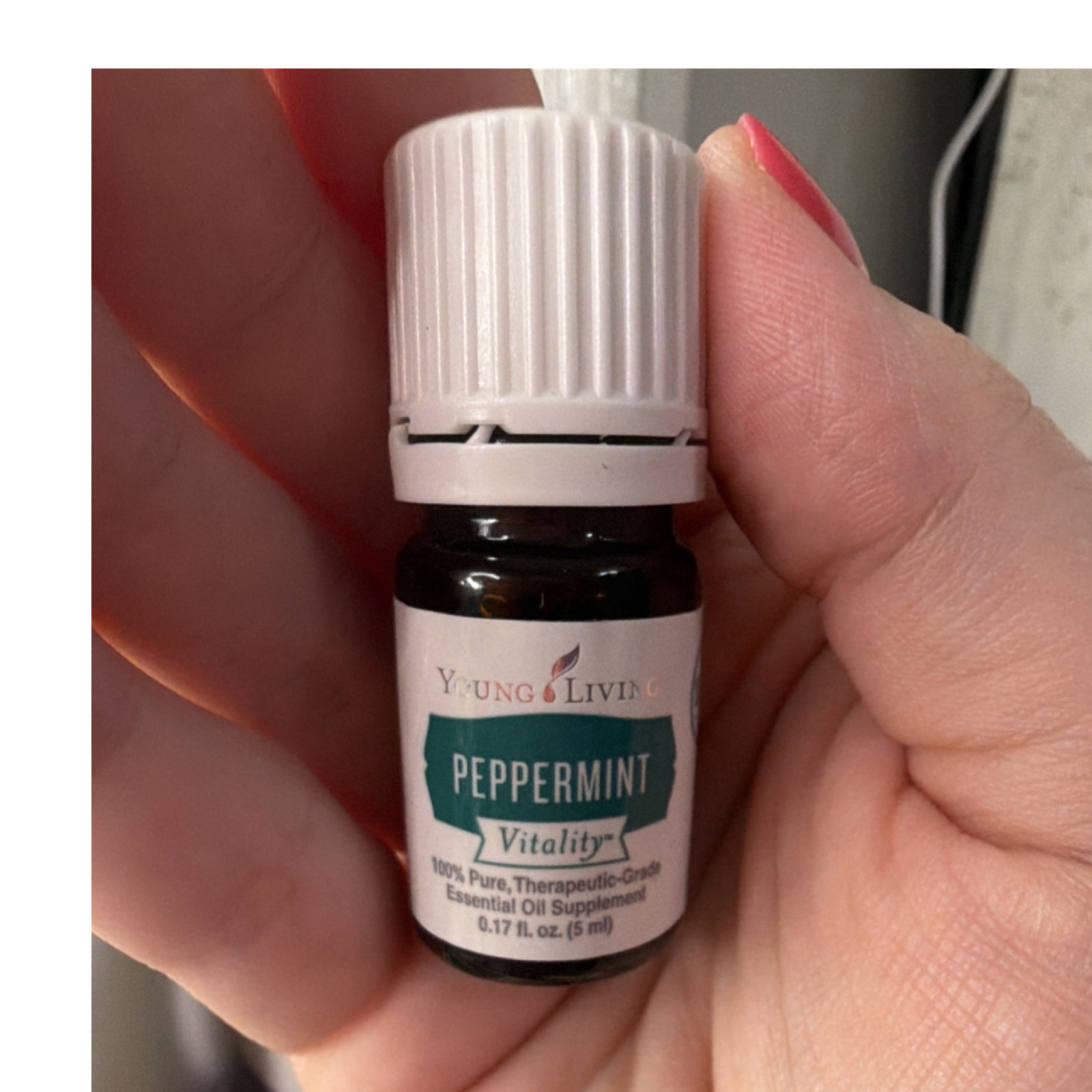 S Peppermint Vitality Essential Oil, 5ml Glass Bottle