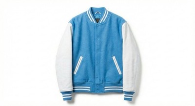 varsity jacket With Wool Sleeves: Genuine Cow