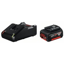Batterie BOSCH GBA 18V 4.0 Ah + Chargeur 18V-40 Professional - 1600A01B9Y