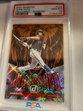 JUAN SOTO UNLEASHED DIAMOND PSA 10 2022 DONRUSS GEM MINT UL-8