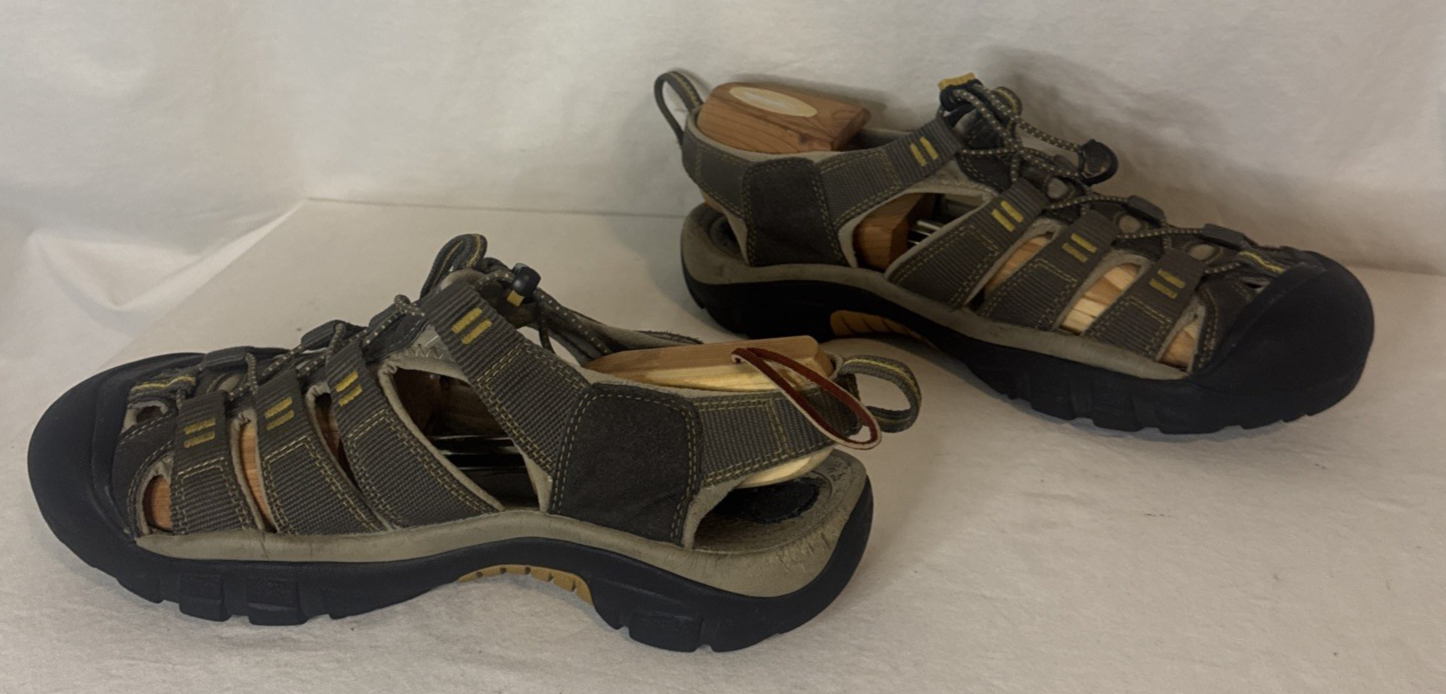 Sandali Keen uomo Newport H2 punta chiusa acqua Raven alluminio taglia 11