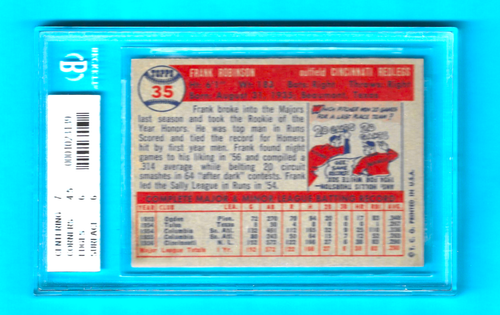BGS 5 1957 Topps - #35 Frank Robinson (RC)  NICE - Picture 2 of 3
