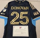 Union CHRIS DONOVAN Signed Match Game Used Soccer Jersey 2024 Season
