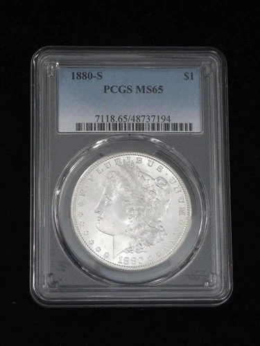 1880-S Morgan Silver Dollar PCGS Graded MS65 #48737194