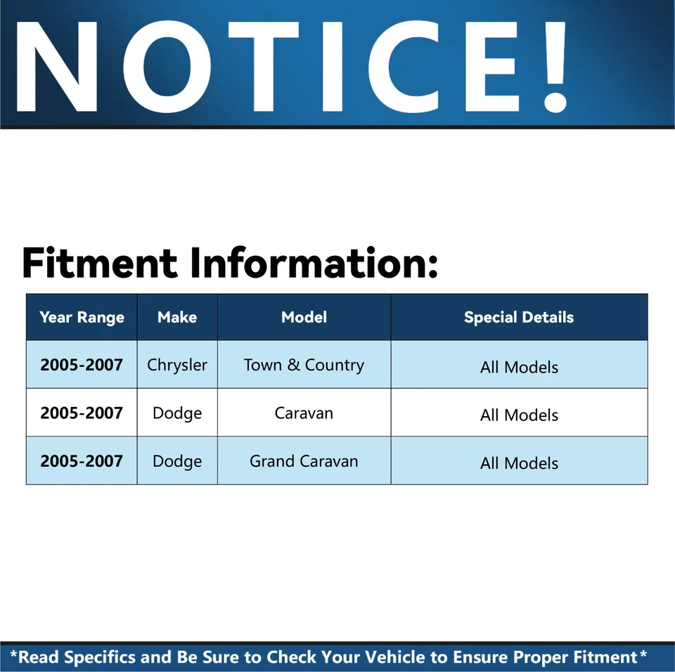 Barra de amarre exterior de piñón y cremallera de dirección asistida para Dodge Caravan 2005 2006 2007 Foto 2 de 4