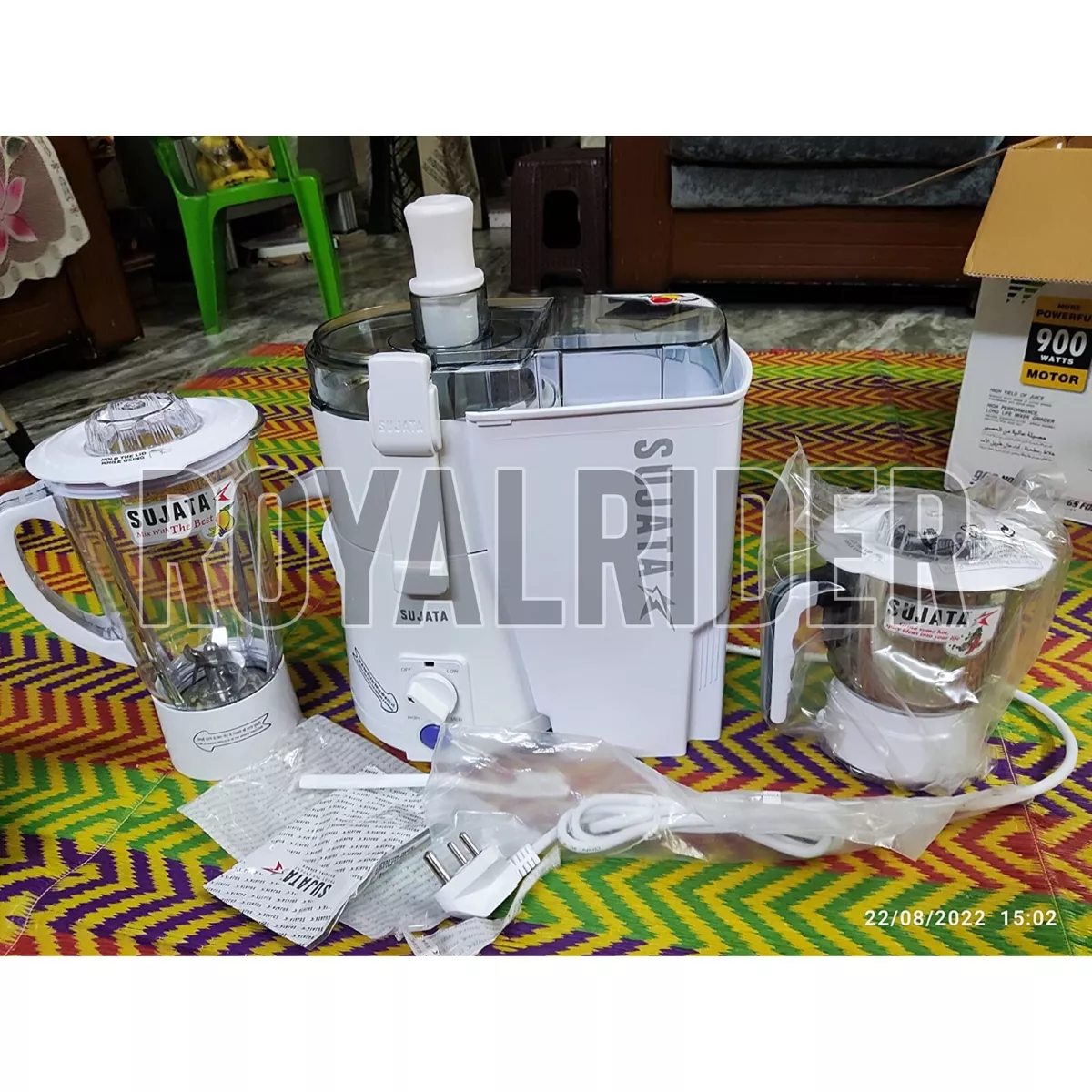 Sujata powermatic plus 900 watts juicer mixer grinder price deals