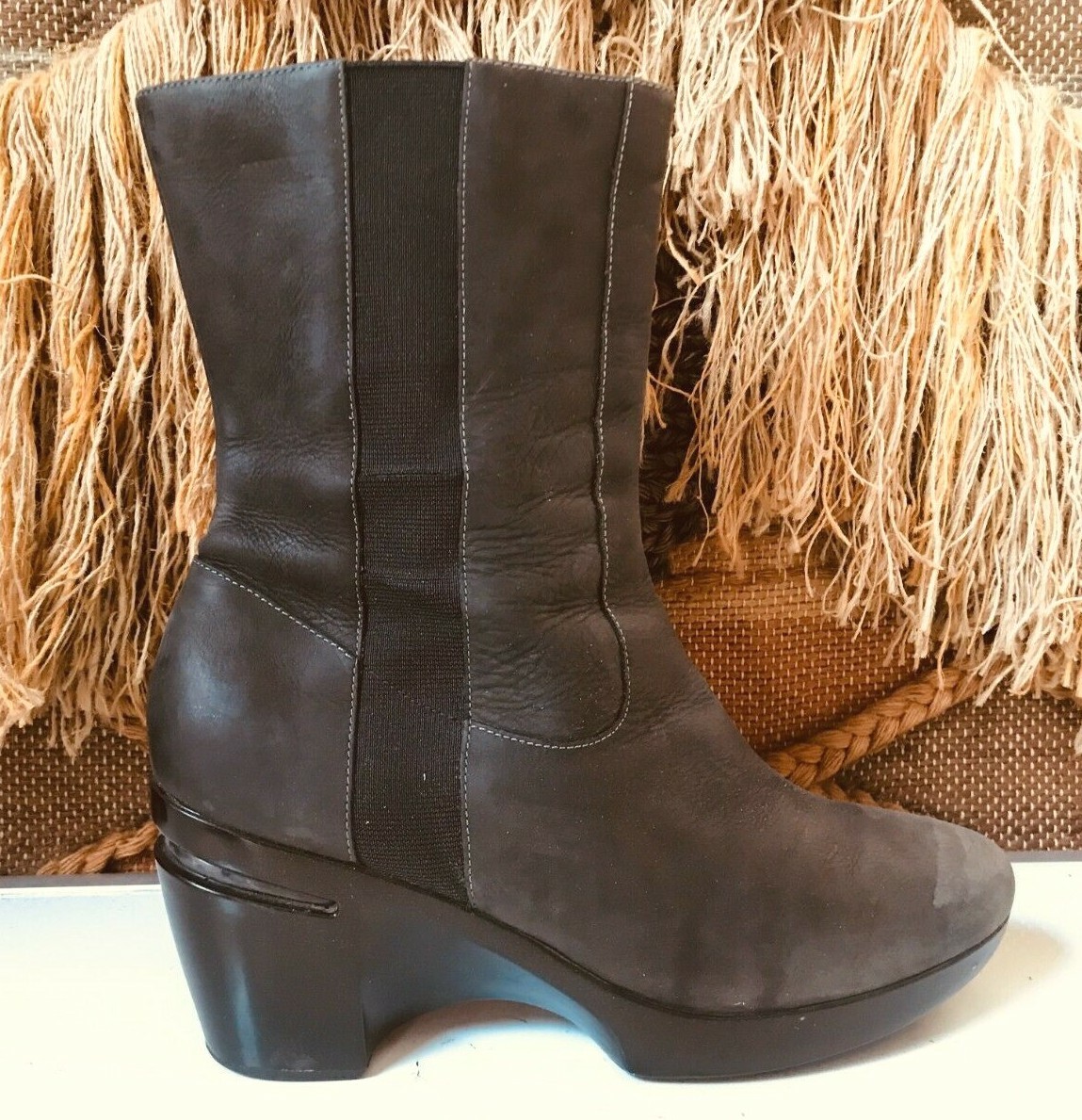 cole haan nike air wedge boots