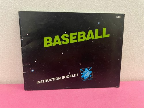 Baseball - MANUAL ONLY - Nintendo NES - GBR PAL A - Instruction Booklet Notice