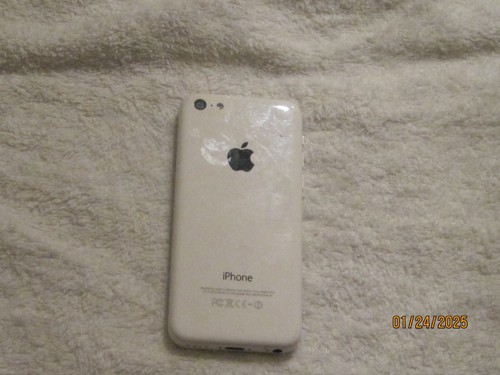 Vintage Apple iPhone 5C A1532 4G LTE Smartphone WHITE 16GB IOS PARTS NO CORD - Afbeelding 2 van 4