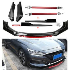 Front Bumper Lip Spoiler Body Kit+Side Skirt+Rear For Hyundai Elantra 74.5cm/29"