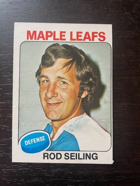1975-76 O-Pee-Chee OPC set break #229 Rod Seiling - Toronto Maple Leafs NRMT