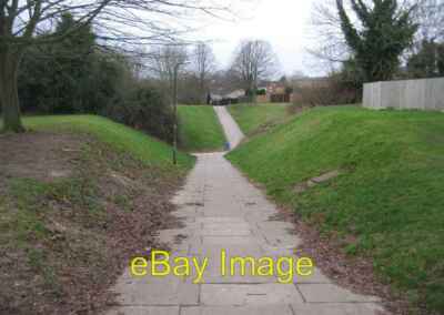 Photo 6x4 Cycle path junction Basingstoke Two cycle path ramps meet on ...